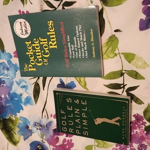 2 New Golf Rule Books